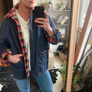 SOLD Vintage Denim Chore Barn Jacket Coat